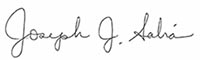Joseph J. Sabia signature