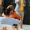 students in a classroom